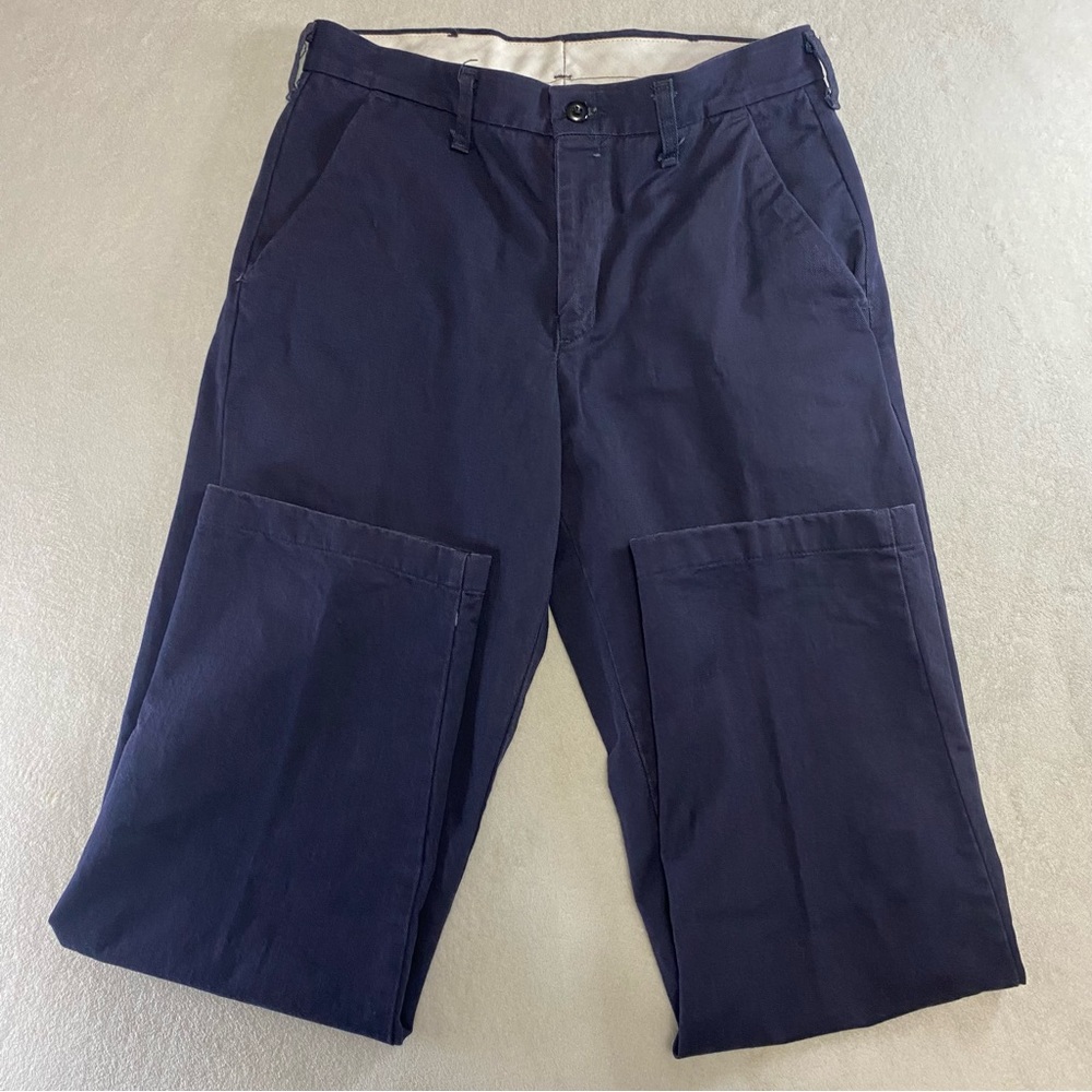 BULWARK FR MEN'S ULTRASOFT FLAME RESISTANT NAVY BLUE JEANS PANTS SIZE 32 X 32